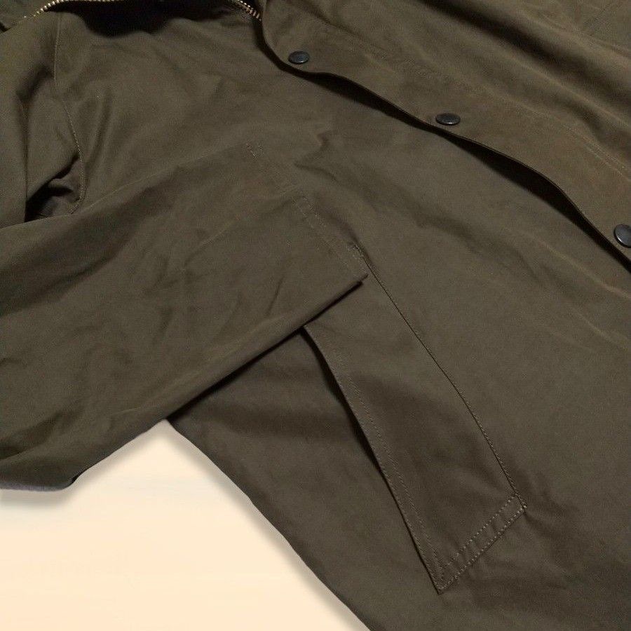 【超美品】Barbour BEAMS別注 フーデッドコート ノンオイルド