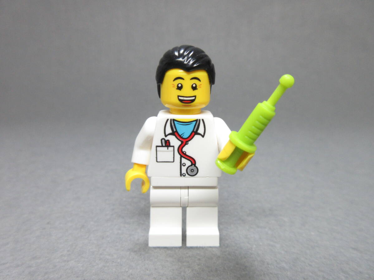 LEGO★84 正規品 医者 ドクター ミニフィグ city シリーズ 同梱可能 レゴ シティ 働く人 ナース 看護婦 看護師 病院 歯医者 動物病院_画像1