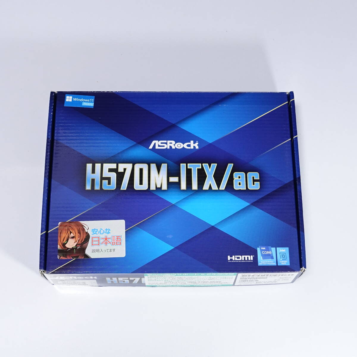 ASRock/H570M-ITX/ac LGA1200 ITX H570 マザーボード 検 Z590 Z490 H470の画像1