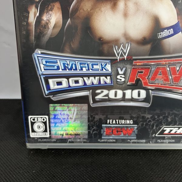 1円スタート 新品ＰＳ３　WWE 2010 SmackDown vs Raw スマックダウンvsロウ 日本版_画像3