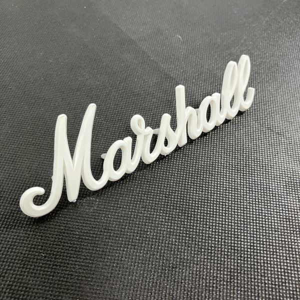 1円スタート 新品未使用 Marshall マーシャル アンプ ロゴ マーク S ホワイト_画像7