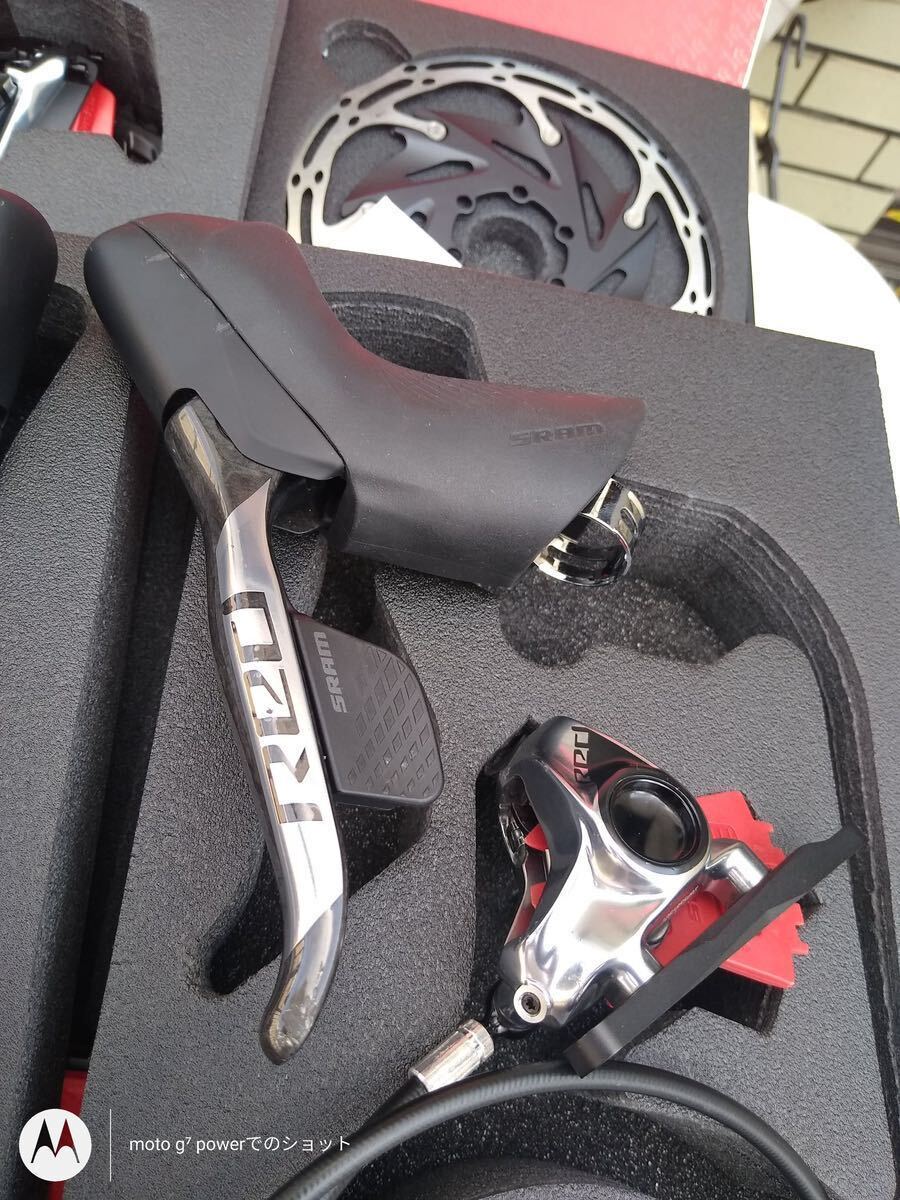 美品 SRAM RED eTap 12S AXS 油圧ディスクブレーキ グループセットの画像3