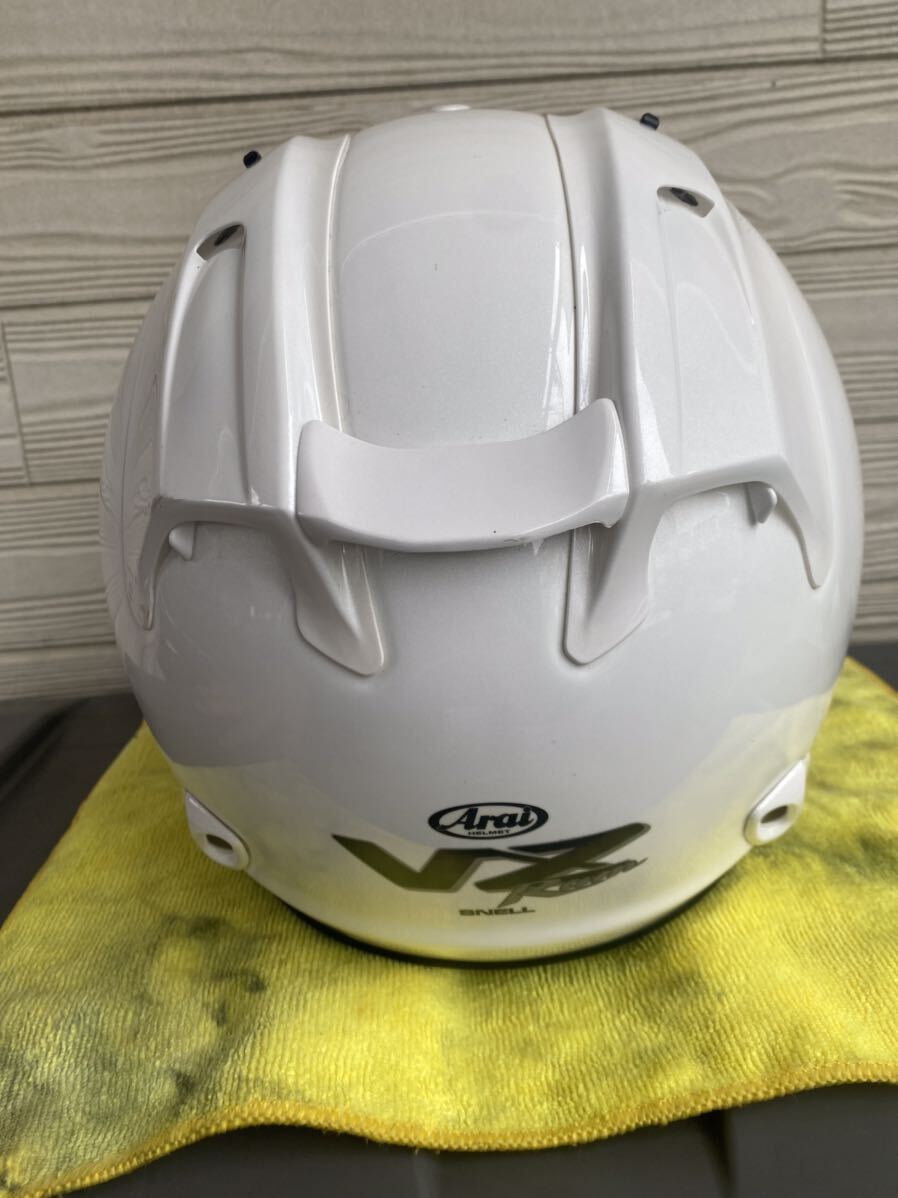 アライ ジェットヘルメット ホワイト ARAI VZ-RAM 61〜62cm バイクヘルメット 国産バイク　2019年_画像3