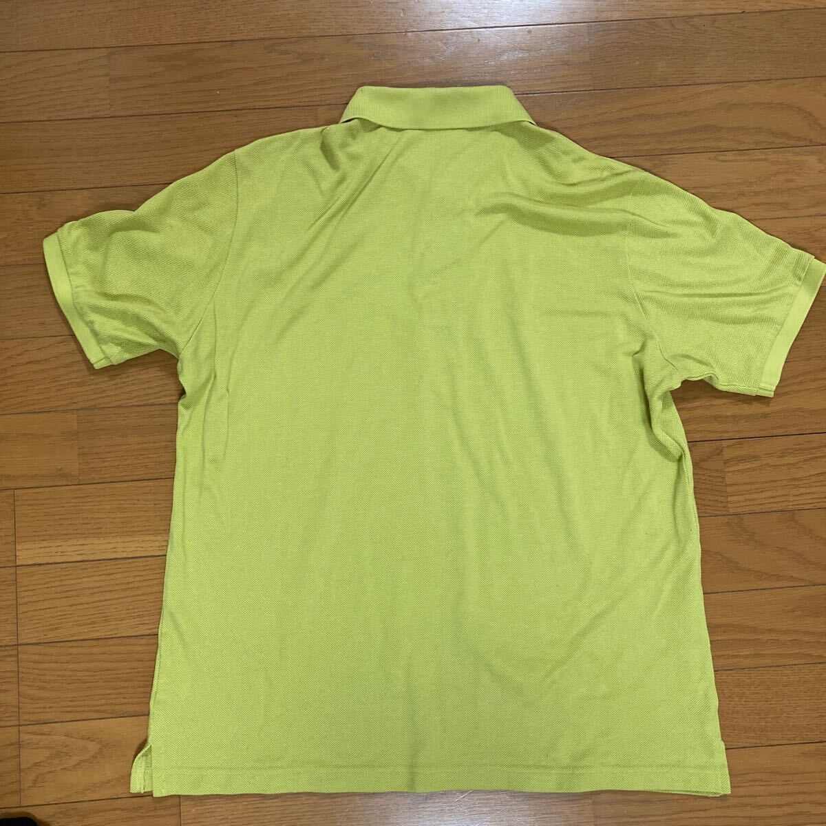 マンシングウェア 半袖ポロシャツ LL メンズゴルフウェア ライムグリーン 半袖ゴルフシャツの画像6