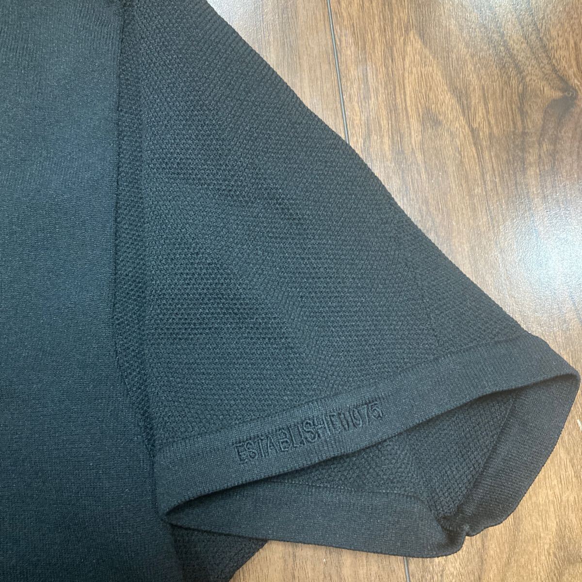 新品 OAKLEY オークリー スカル刺繍 半袖ゴルフシャツ XXL メンズゴルフウェア Tシャツ 半袖シャツ ブラック黒の画像5