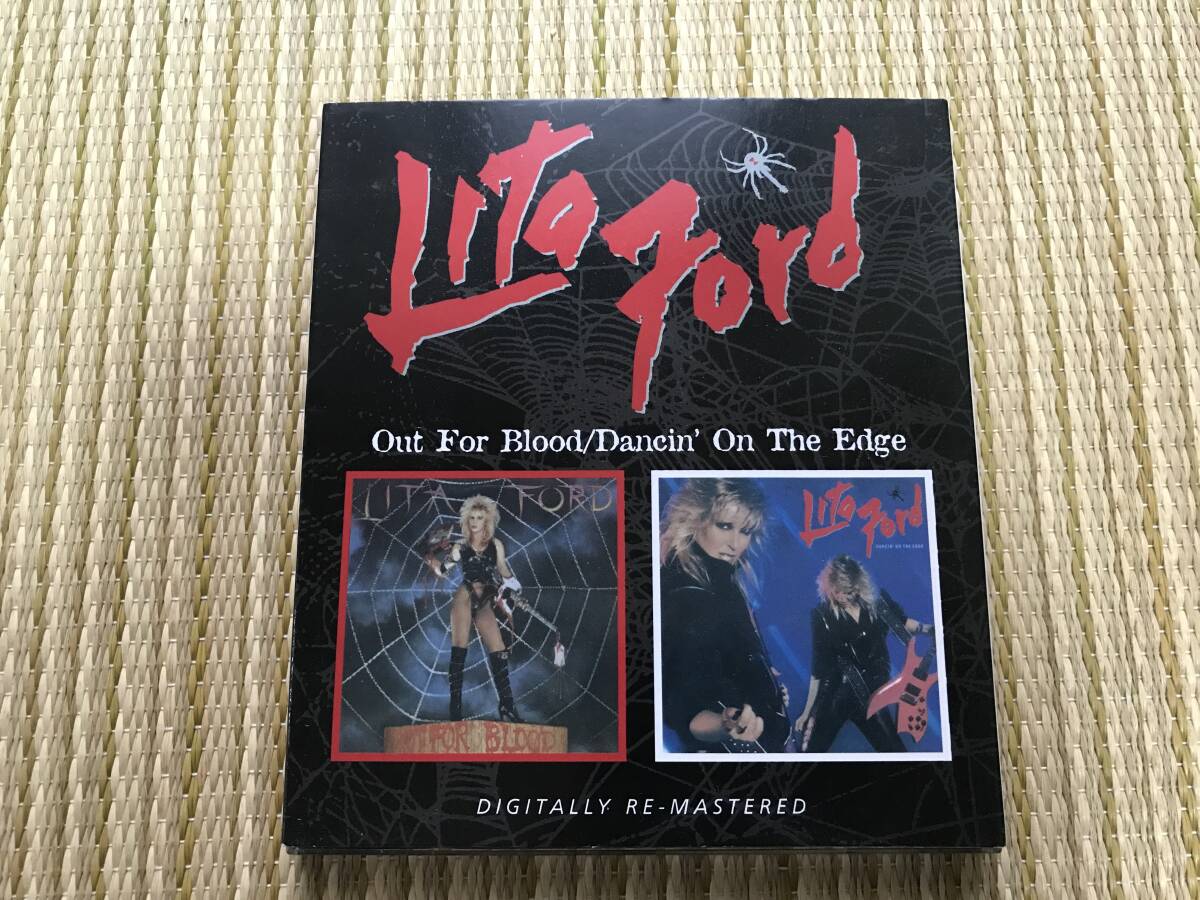 CD リタフォード　Lita Ford　OUT FOR BLOOD / DANCING ON THE EDGE_画像1