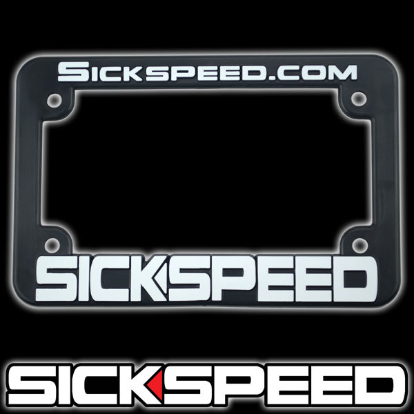 SICKSPEED バイク用 USナンバーフレーム USDM JDM ズーマー ラッカス ライセンスフレーム シックスピード 北米 アメリカ ハワイ_画像1