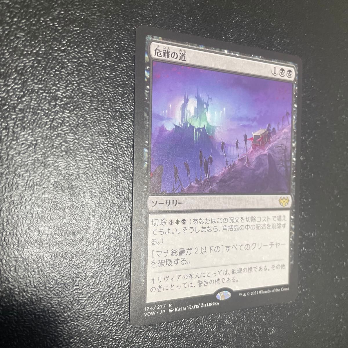 mtg マジックザギャザリング　危難の道　日本語版1枚