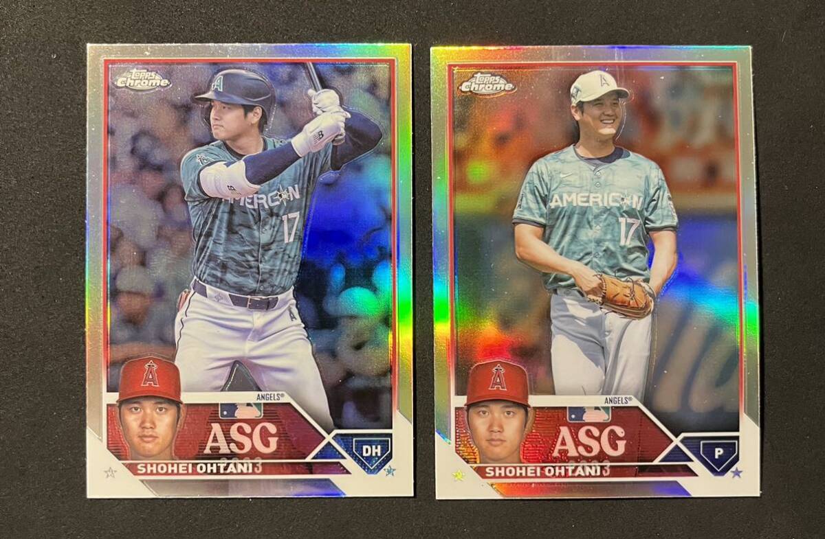 [2枚セット] Shohei Ohtani 大谷翔平 Topps Chrome ASG Refractor リフラクター オールスター ゲーム All Star Game DH P_画像1