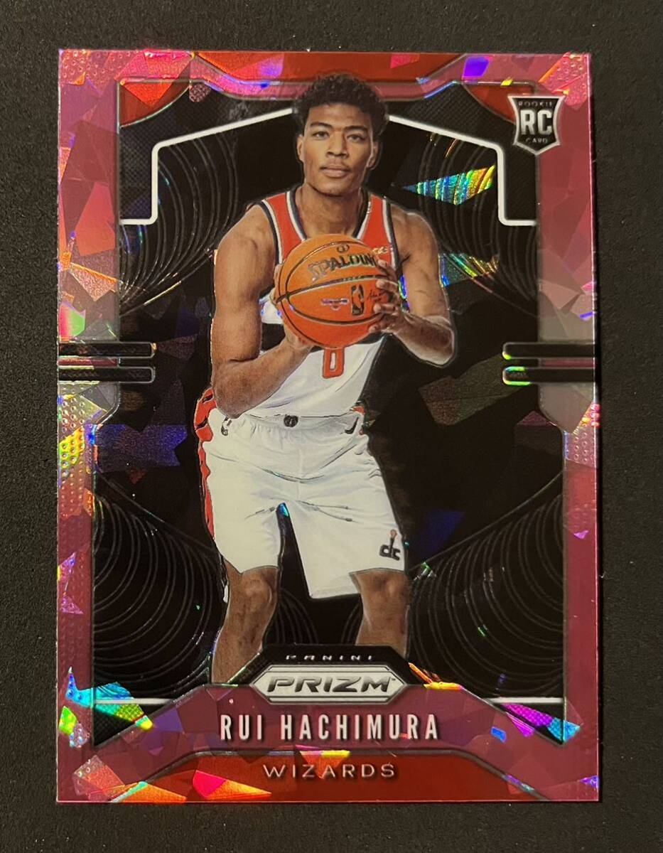 八村塁 Rui Hachimura Prizm RC Cracked Ice Pink ピンク パラレル #255 NBA Lakers レイカーズの画像1