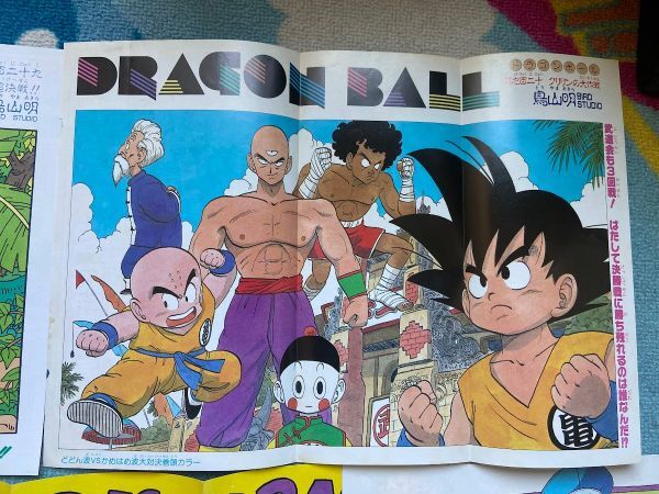 鳥山明　ドラゴンボール　ピンナップ　ポスター　描き下ろし　週刊少年ジャンプ　昭和　5枚セット　まとめて　原画_画像3