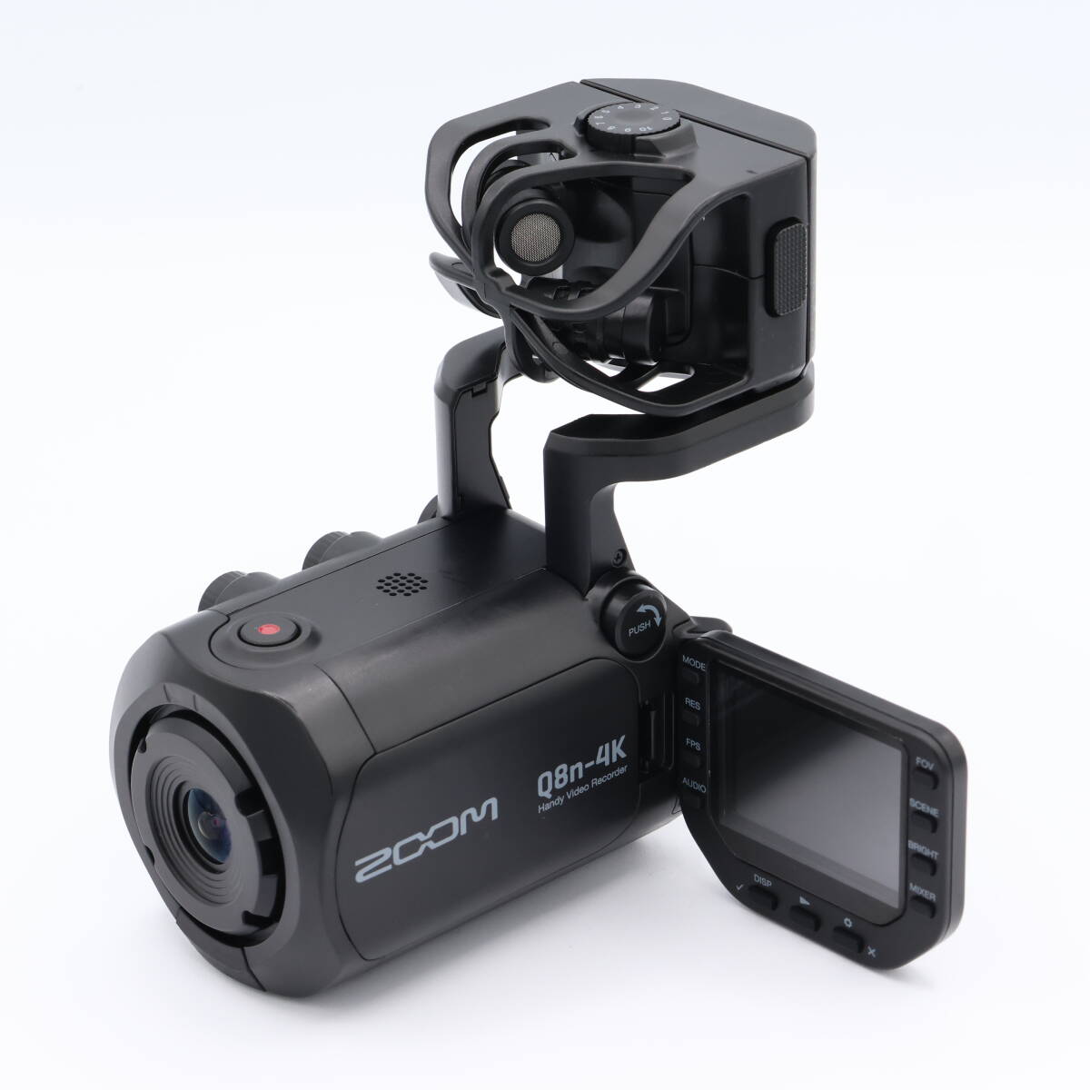 ZOOM ズーム 4K画質ハンディビデオレコーダー ２本のマイクを接続可能 ライブ配信 動画撮影 Q8n-4K 黒 #240325_C76005681の画像2