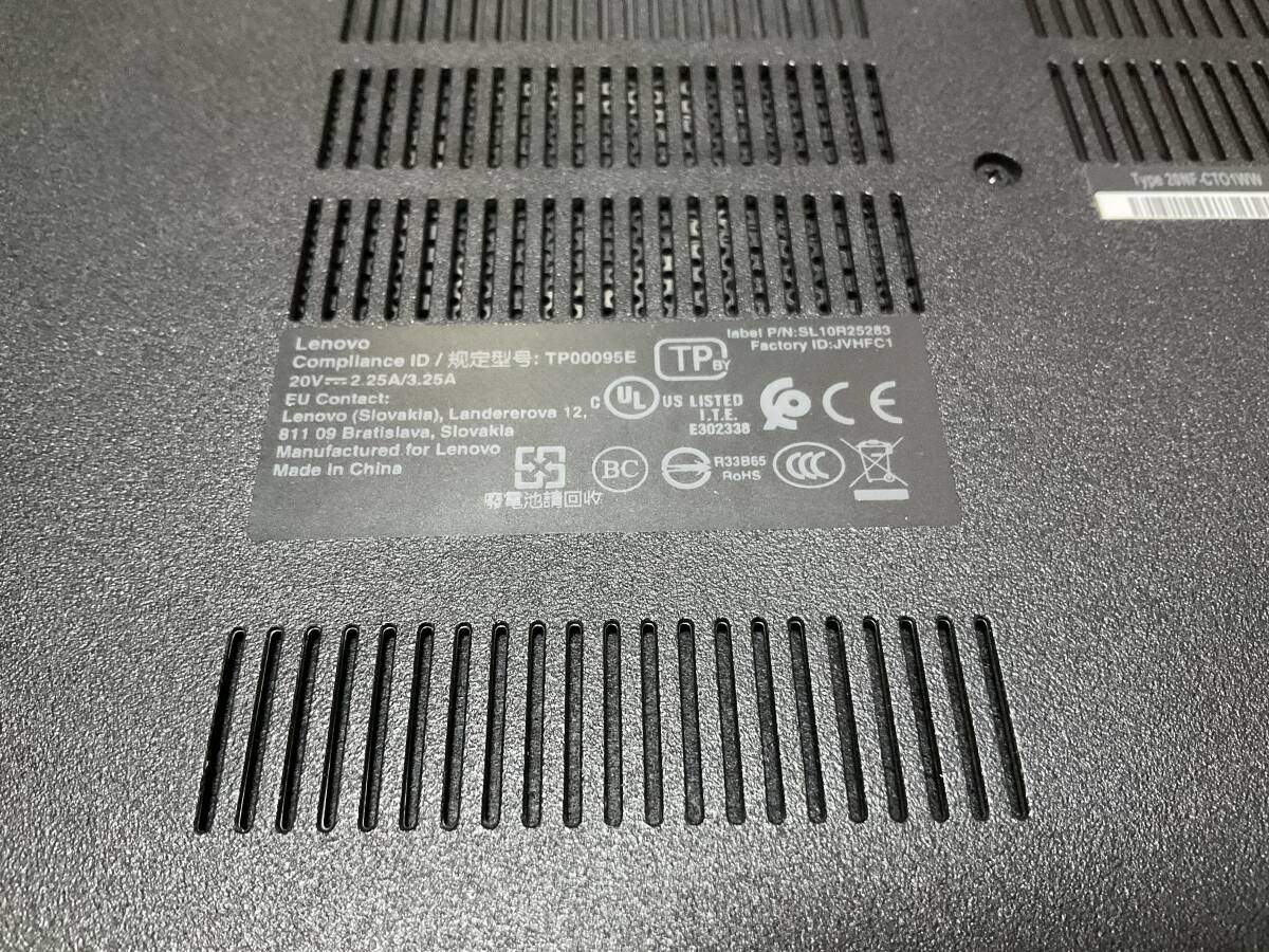 Lenovo ThinkPad E595 AMD Ryzen 5 8GBメモリー　ジャンク_画像3