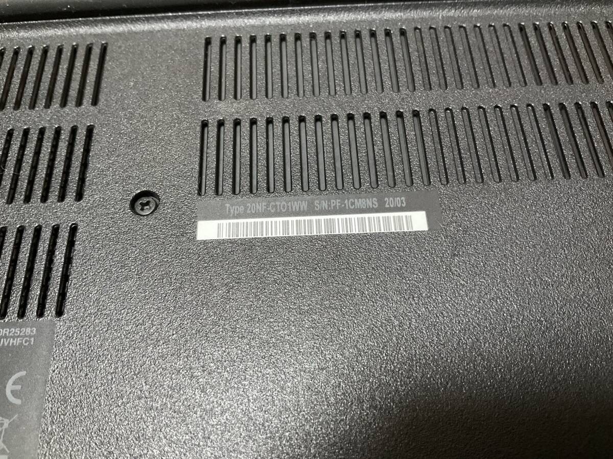 Lenovo ThinkPad E595 AMD Ryzen 5 8GBメモリー　ジャンク_画像4