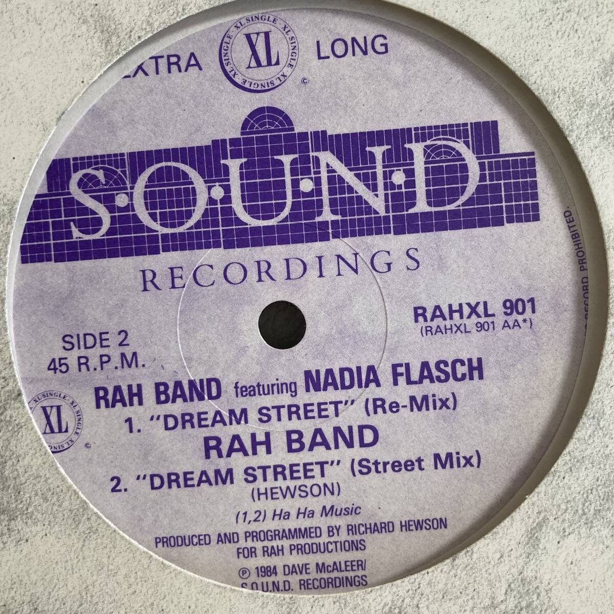 RAH Band - Sam The Samba Man / Rising Star / Dream Street 12 INCHの画像2