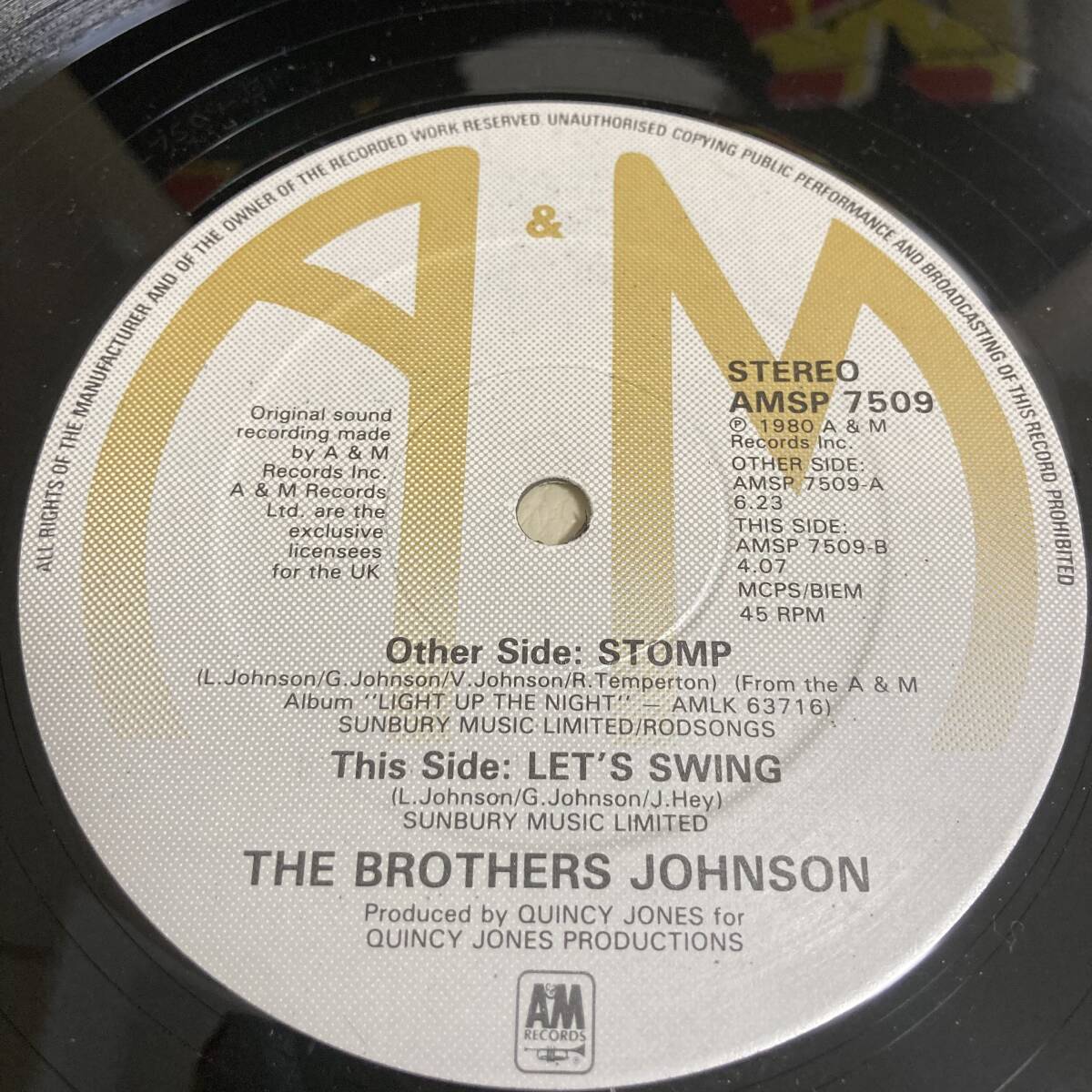 The Brothers Johnson - Stomp! 12 INCH_画像4