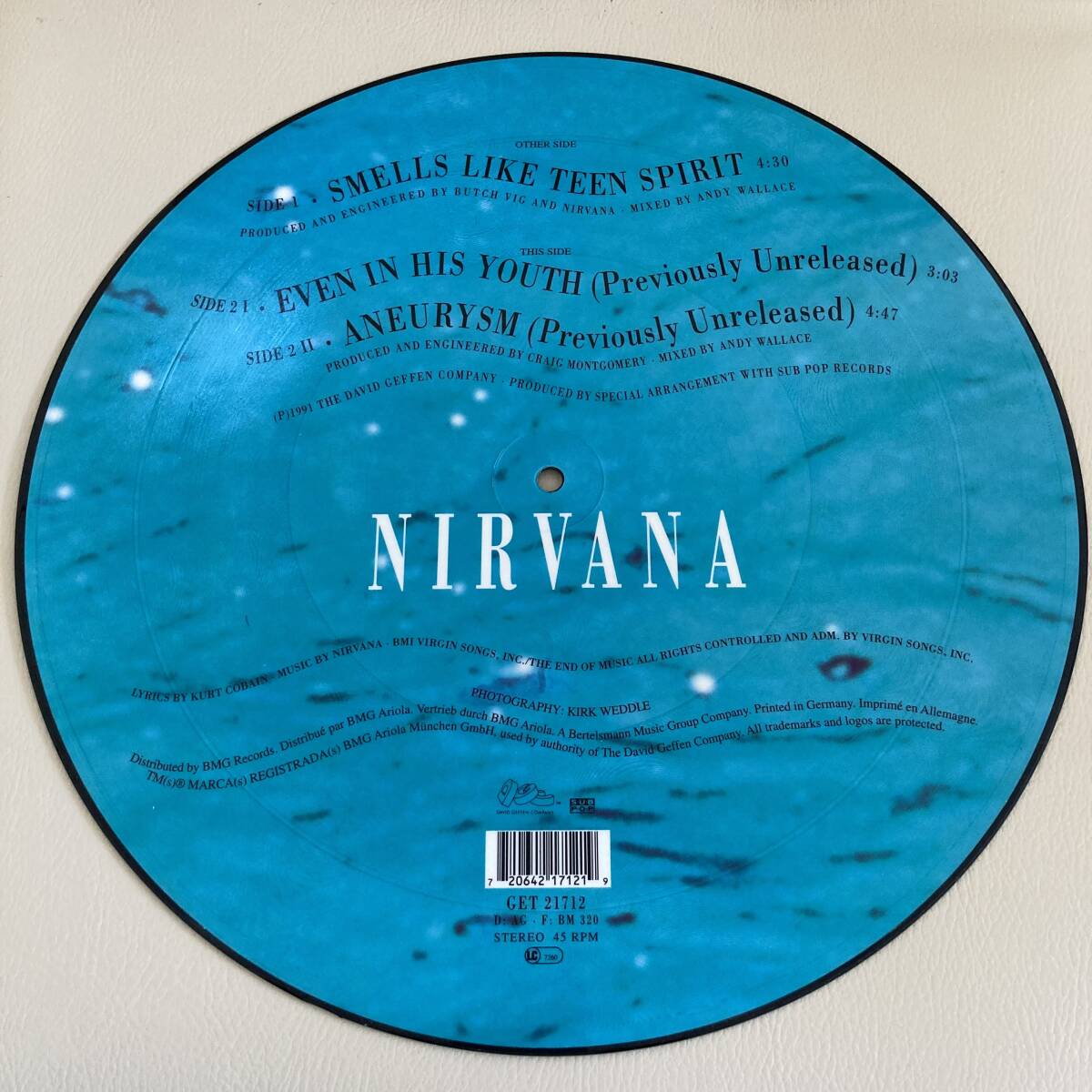 Nirvana - Smells Like Teen Spirit 12 INCH_画像2