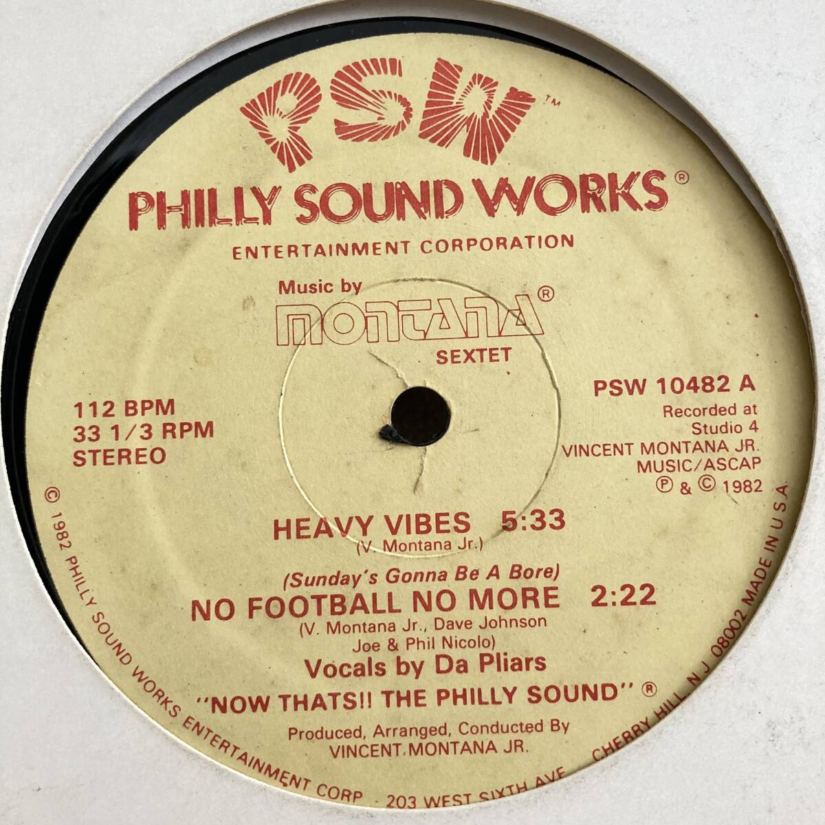 Montana Sextet - Heavy Vibes 12 INCH_画像1