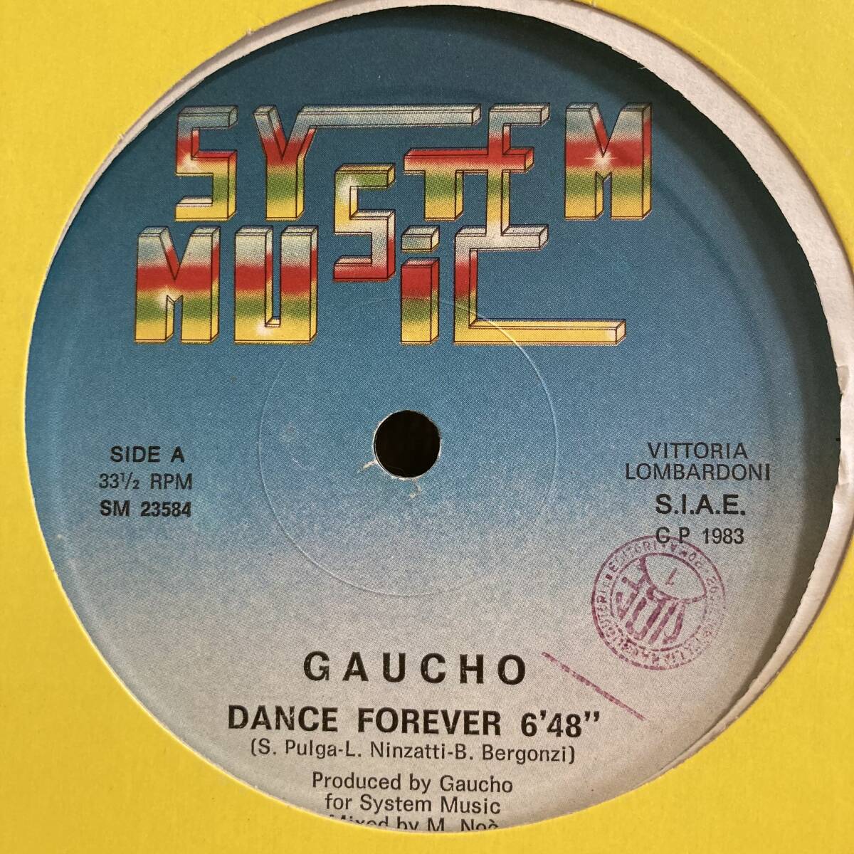 Gaucho - Dance Forever 12 INCHの画像1