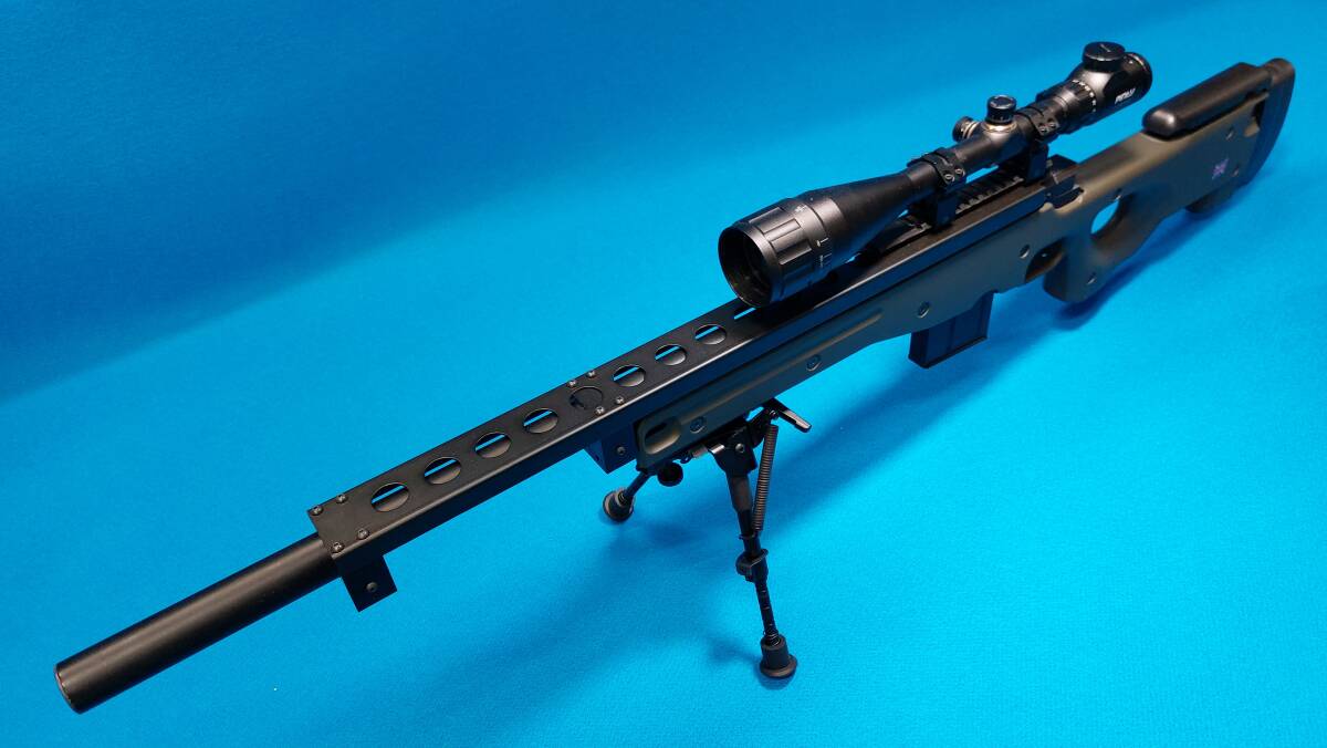 新製品　東京マルイL96AWS精密射撃用バレル・レシーバースティフナー_画像1