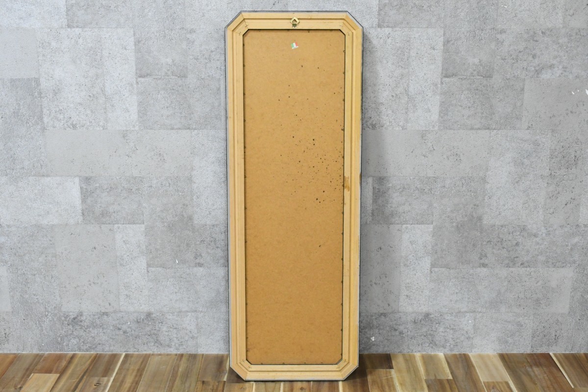 PB3LK26 イタリア製 ウォールミラー Ｗ41.5cm×H114cm アンティーク調 カガミ 壁掛け鏡 姿見 クラシック 検)輸入家具の画像9