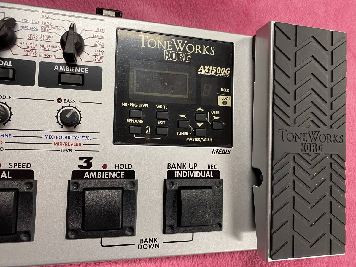 元箱入り!! KORG マルチエフェクター TONE WORKS AX1500G_画像7