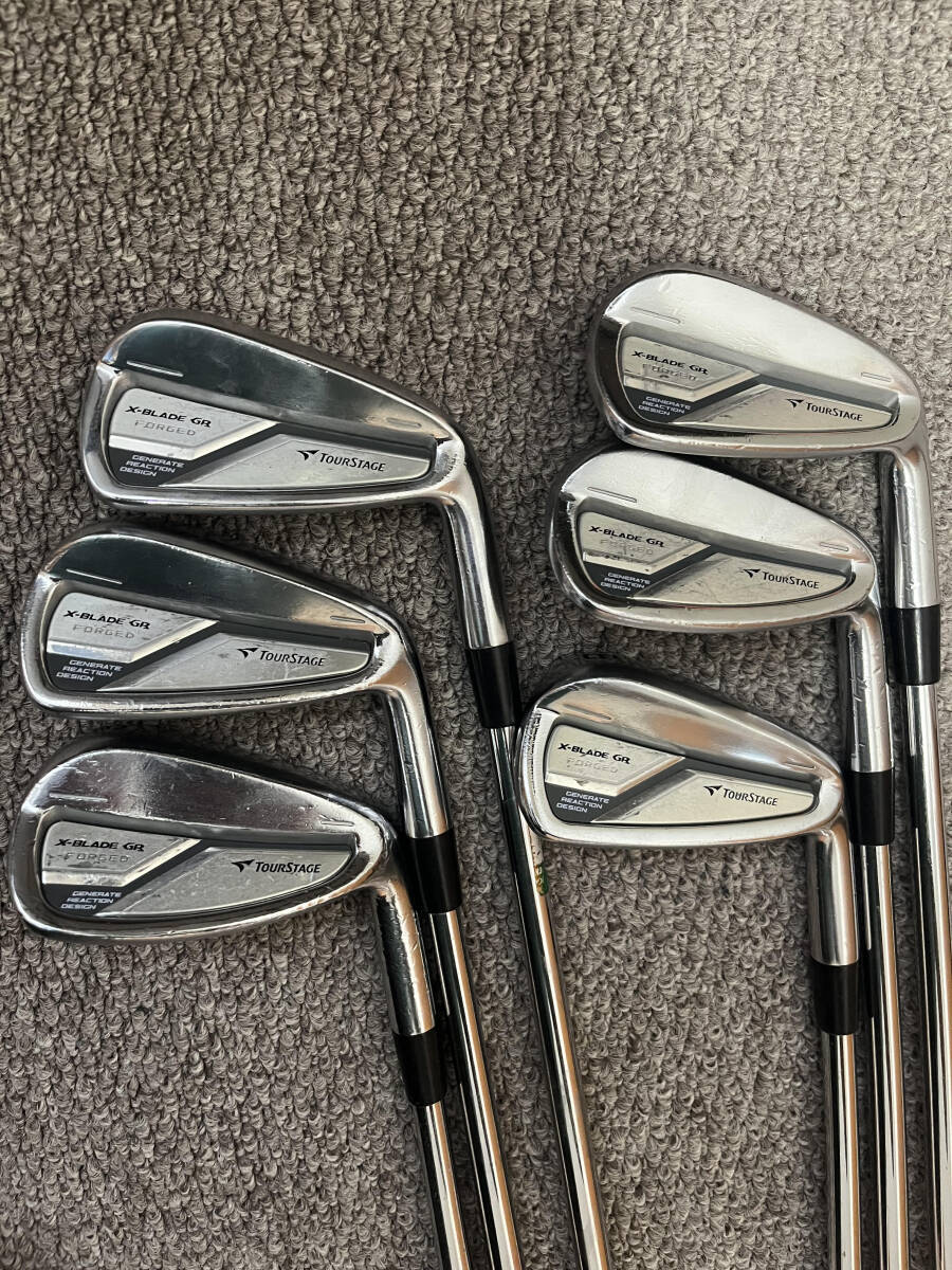 Tour Stage X-Blade GR forged アイアン 6本セット(5-PW) N.S.PRO Modus 120 S ツアーステージ　ブリヂストン　モーダス　Xブレード