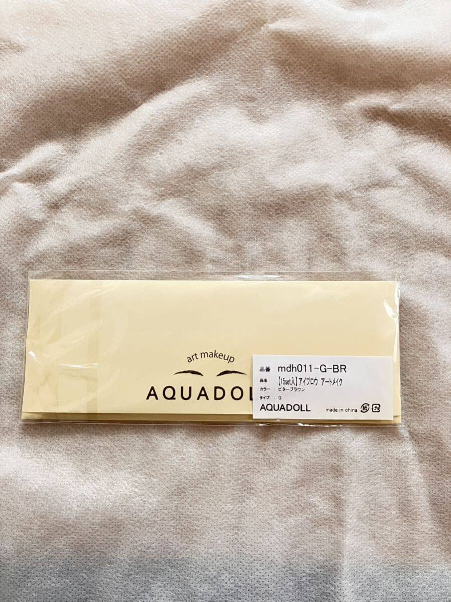 AQUADOLL【15枚2set】アイブロウ アートメイク_画像2