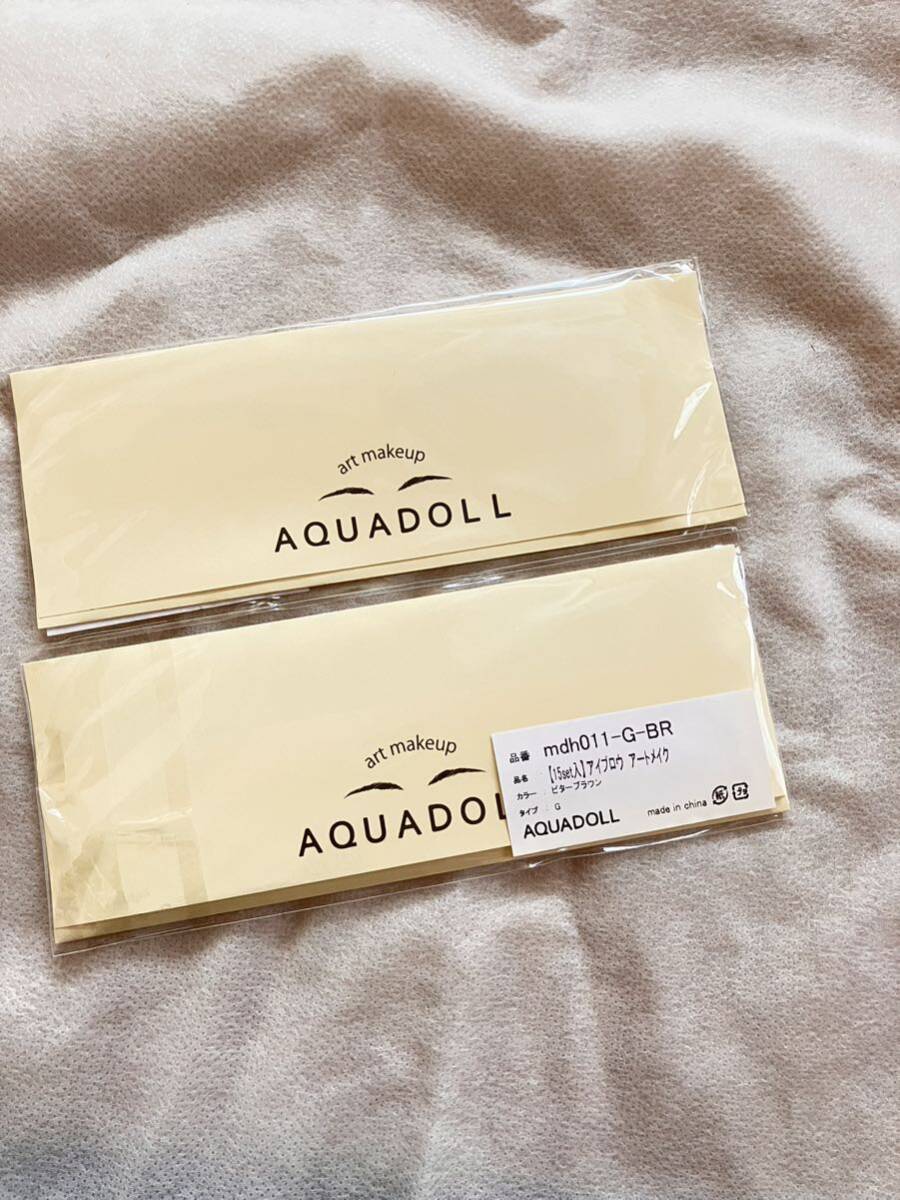 AQUADOLL【15枚2set】アイブロウ アートメイク_画像1