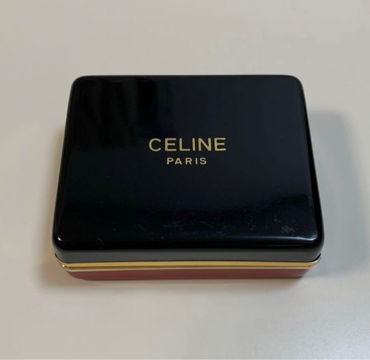 CELINE アイコンチャーム サークルロゴ スターボール チェーン ヴィンテージ  ゴールドチェーン ブレスレット