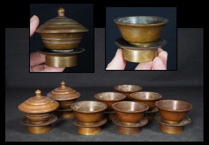六器　密教　仏教美術　銅器　法具　１１３７ｇ