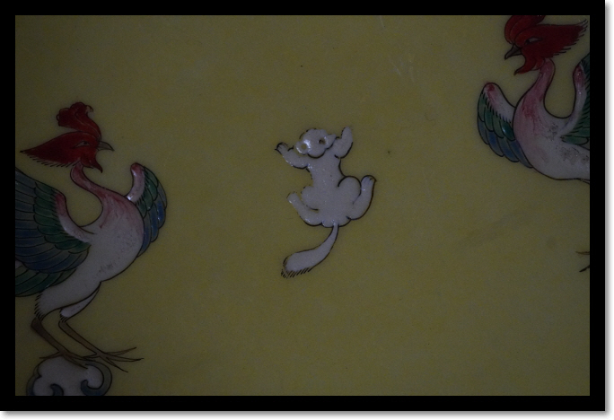 中国美術 十錦手 大清乾隆年製 色絵 鳳凰 古玩 煎茶道具 菓子皿 茶室の画像5