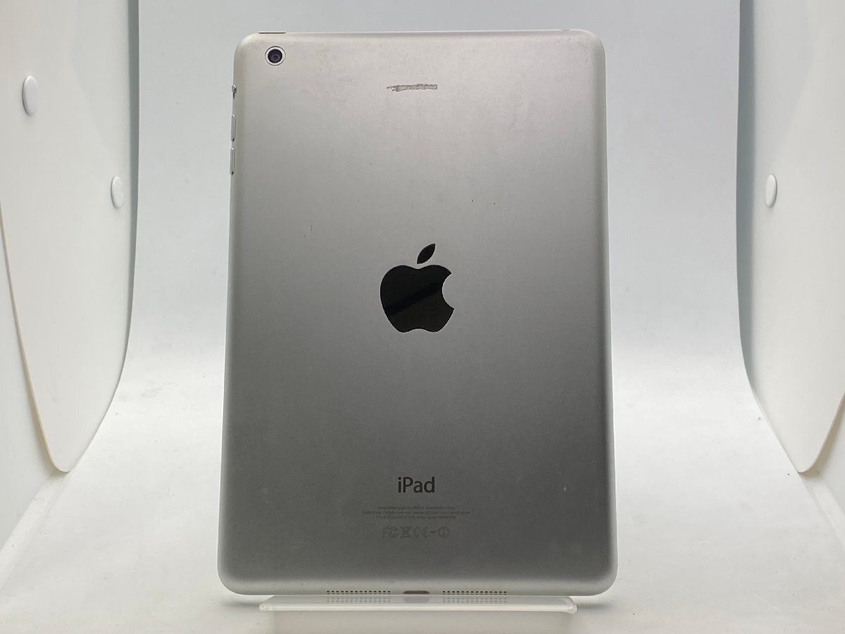 【中古・ジャンク】背面キズ Apple iPad mini 1st 16GB Wi-Fiモデル シルバー NW利用制限ー 本体 A-GF196_画像2