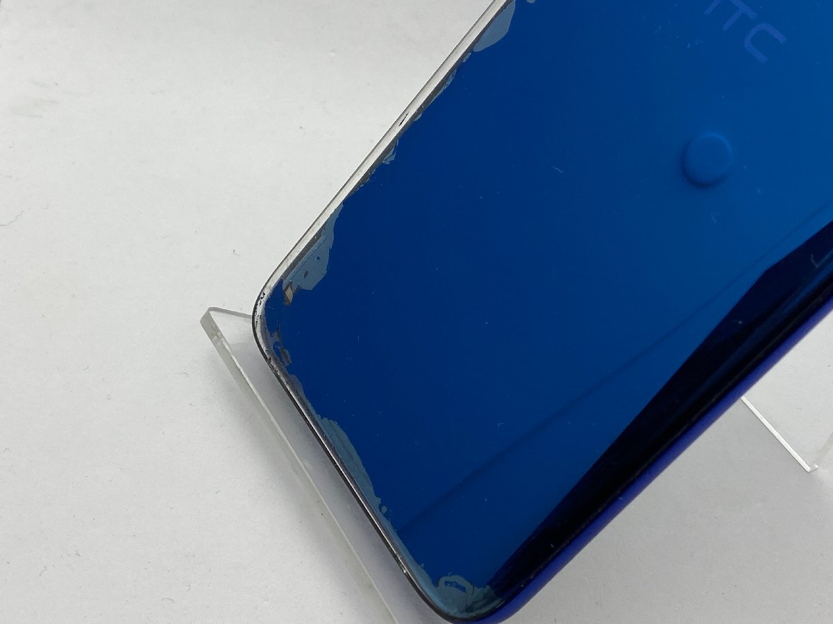 【中古・ジャンク】背面パネル浮き・塗装剥がれ HTC U11 life SIMフリー ブルー NW利用制限ー 本体 A-79698の画像8