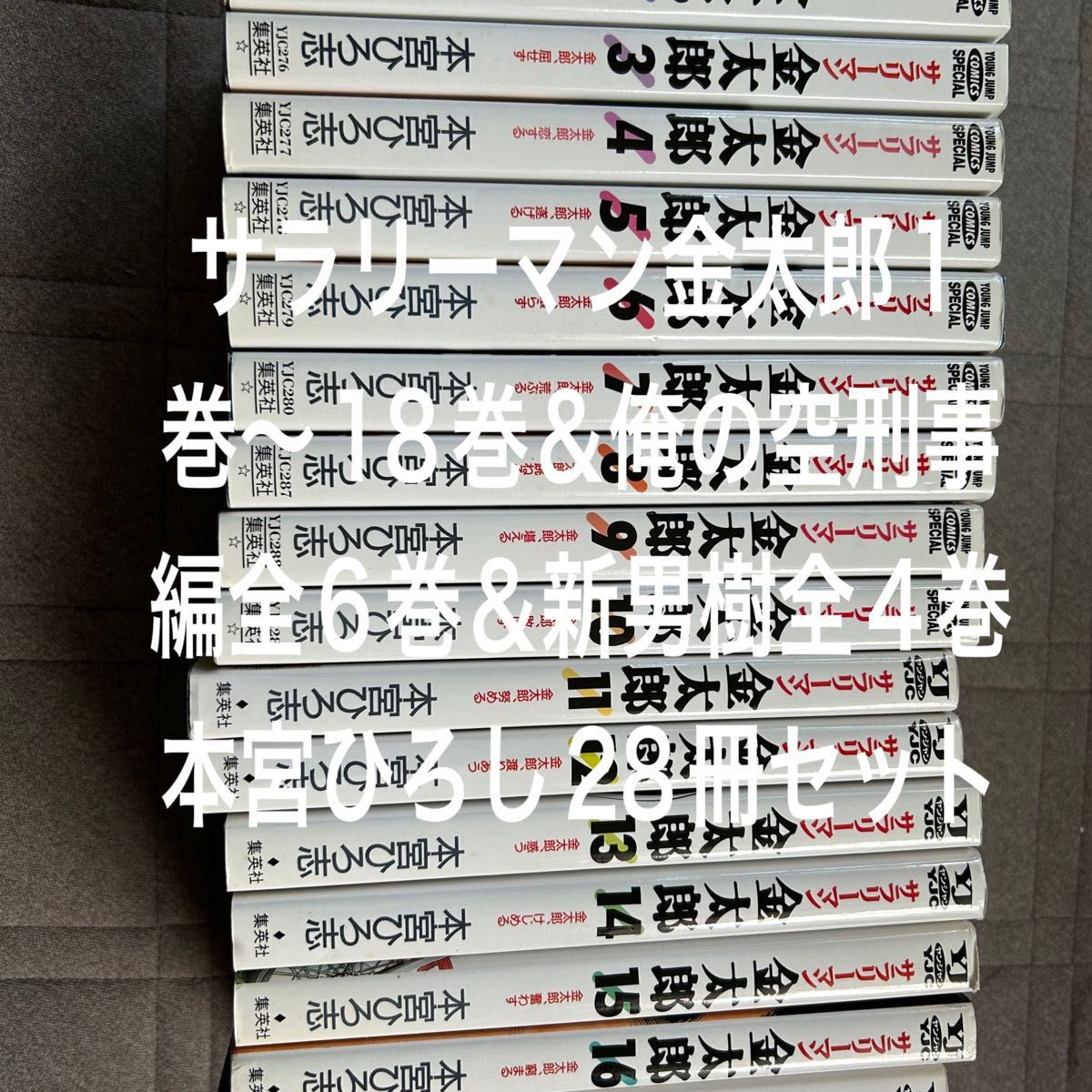 サラリーマン金太郎1巻〜18巻＆俺の空刑事編全6巻＆新男樹全4巻　計28冊セット 本宮ひろ志 