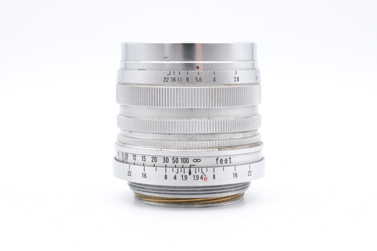 Konishiroku 小西六 Hexanon 50mm F1.9 L39マウント レンジファインダー用　標準 単焦点レンズ ジャンク品_画像1