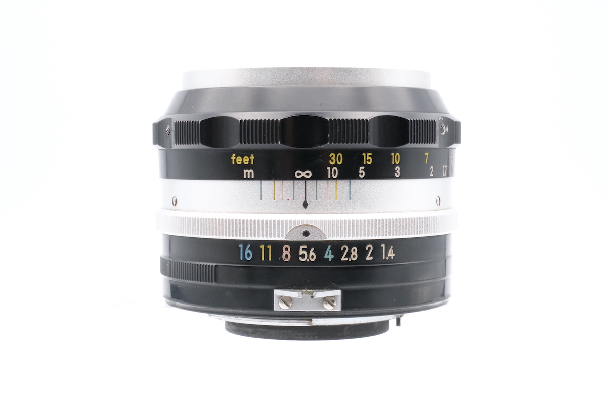 Nikon ニコン 非AI NIKKOR-S Auto 5.8cm F1.4 Fマウント MF 標準 単焦点レンズ _画像1