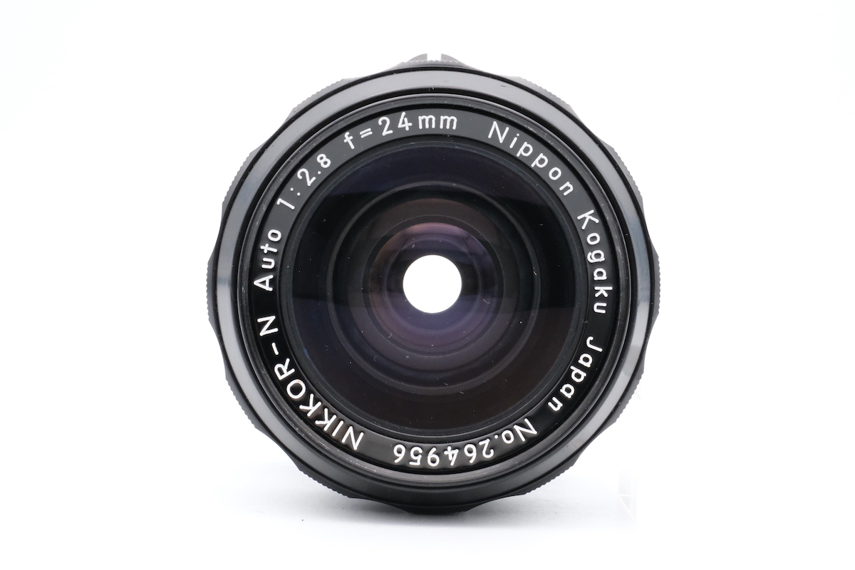 Nikon ニコン 非AI NIKKOR-N Auto 24mmm F2.8 Fマウント MF 広角 単焦点レンズ _画像3