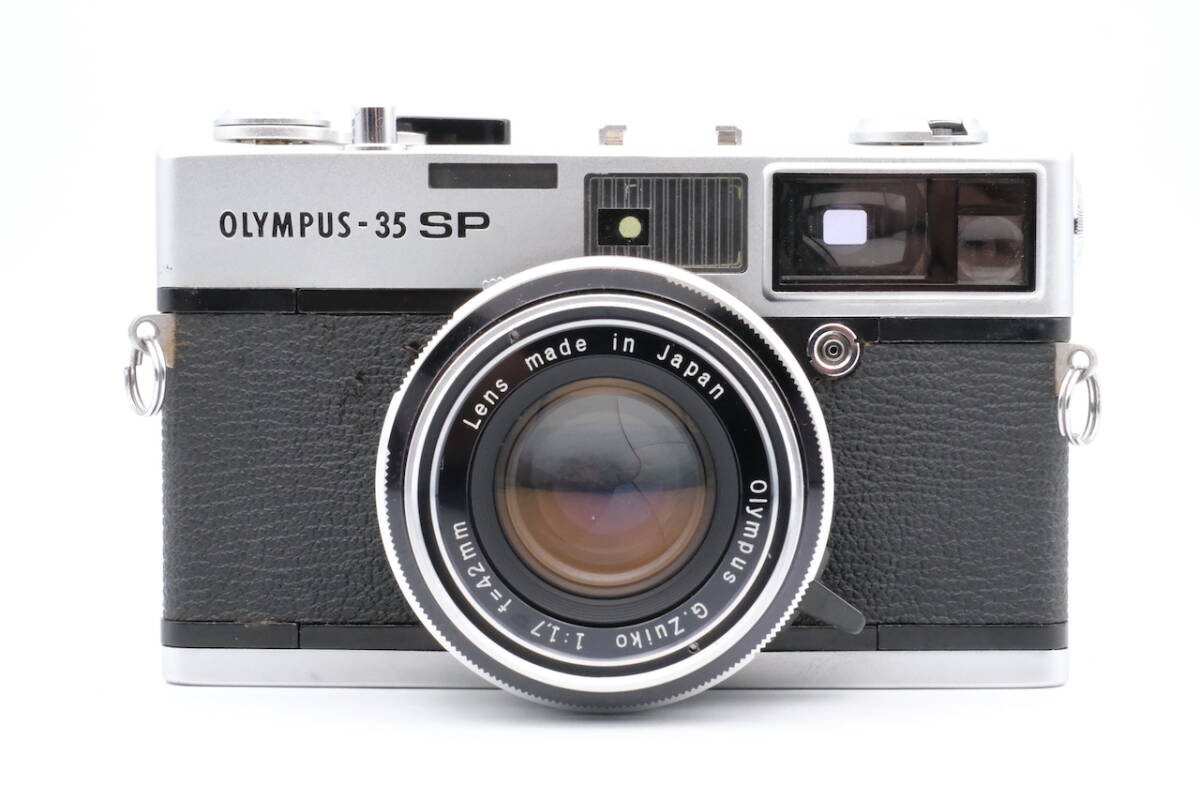 OLYMPUS オリンパスOLYMPUS-35 SP / G.Zuiko 42mm F1.7 コンパクトフィルムカメラ 単焦点レンズ ジャンク品 動作未確認_画像1