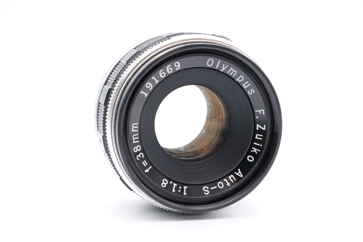 OLYMPUS オリンパス PEN-F + F.Zuiko Auto-S 38mm F1.8 ハーフカメラ フィルムカメラ 一眼レフ ジャンク品_画像9
