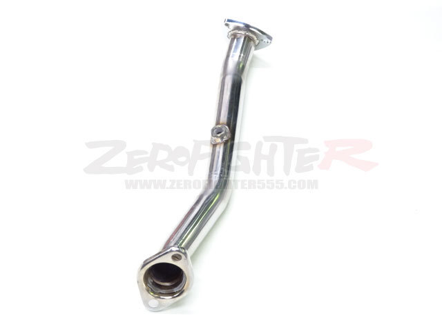 送料B★GE8フィットRS ゼロファイターステンレス触媒ストレートパイプ★L15B VTEC JDM USDM 直菅 コンバーター Exhaust Down Pipe cat_画像2