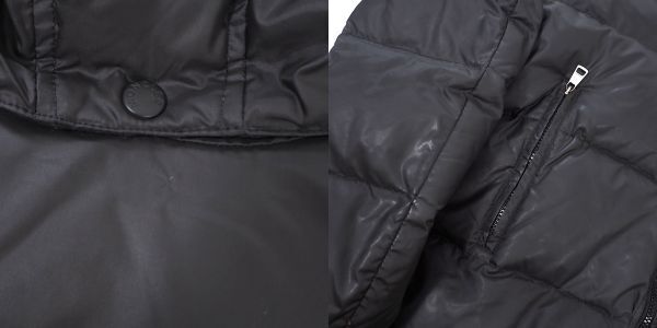 1円〜 国内正規 モンクレール MONCLER 4-YB032 ダウンジャケット メンズ ブラック 0_画像8