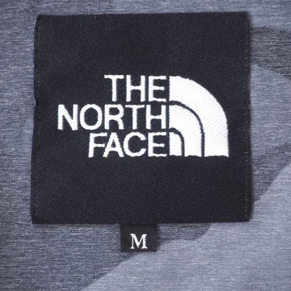 【美品】 ノースフェイス THE NORTH FACE 4-WA059 マウンテン ジャケット グレー カモフラージュ柄 M メンズ_画像9