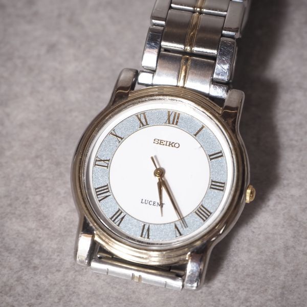 セイコー SEIKO S4-YA036 クォーツ 腕時計 取説ケース付き シルバー ゴールド レディースの画像8