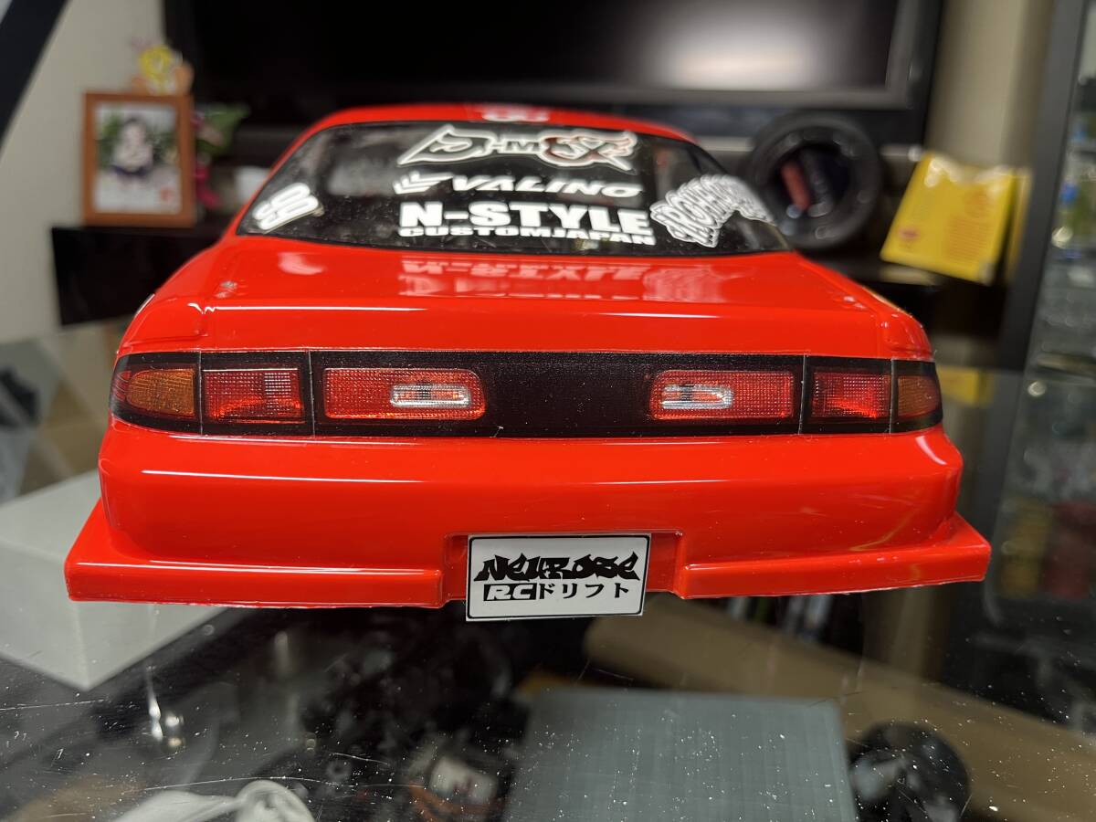 ラジコン　ボディ　S14 シルビア　前後　ヨコモ　ライトパーツ付き　中古品_画像6