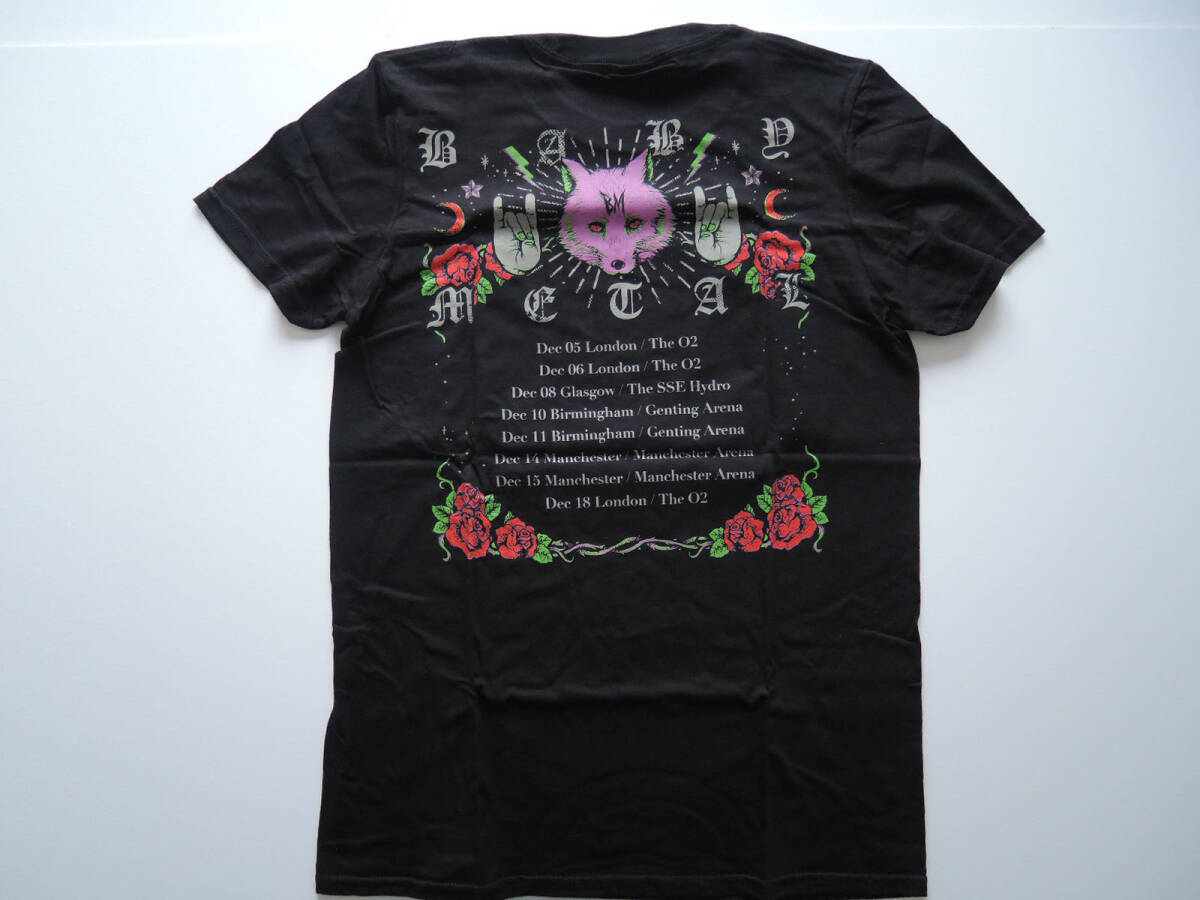 【Sサイズ】 2016 新品 WATCHFOX RHCP London O2 Arena BABYMETAL ロンドン O2アリーナ レッチリ ベビーメタル Tシャツ_画像4