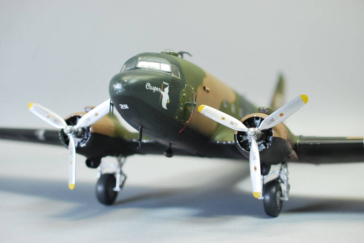  Revell / monogram 1/48 AC-47 Vietnam gun sip final product 