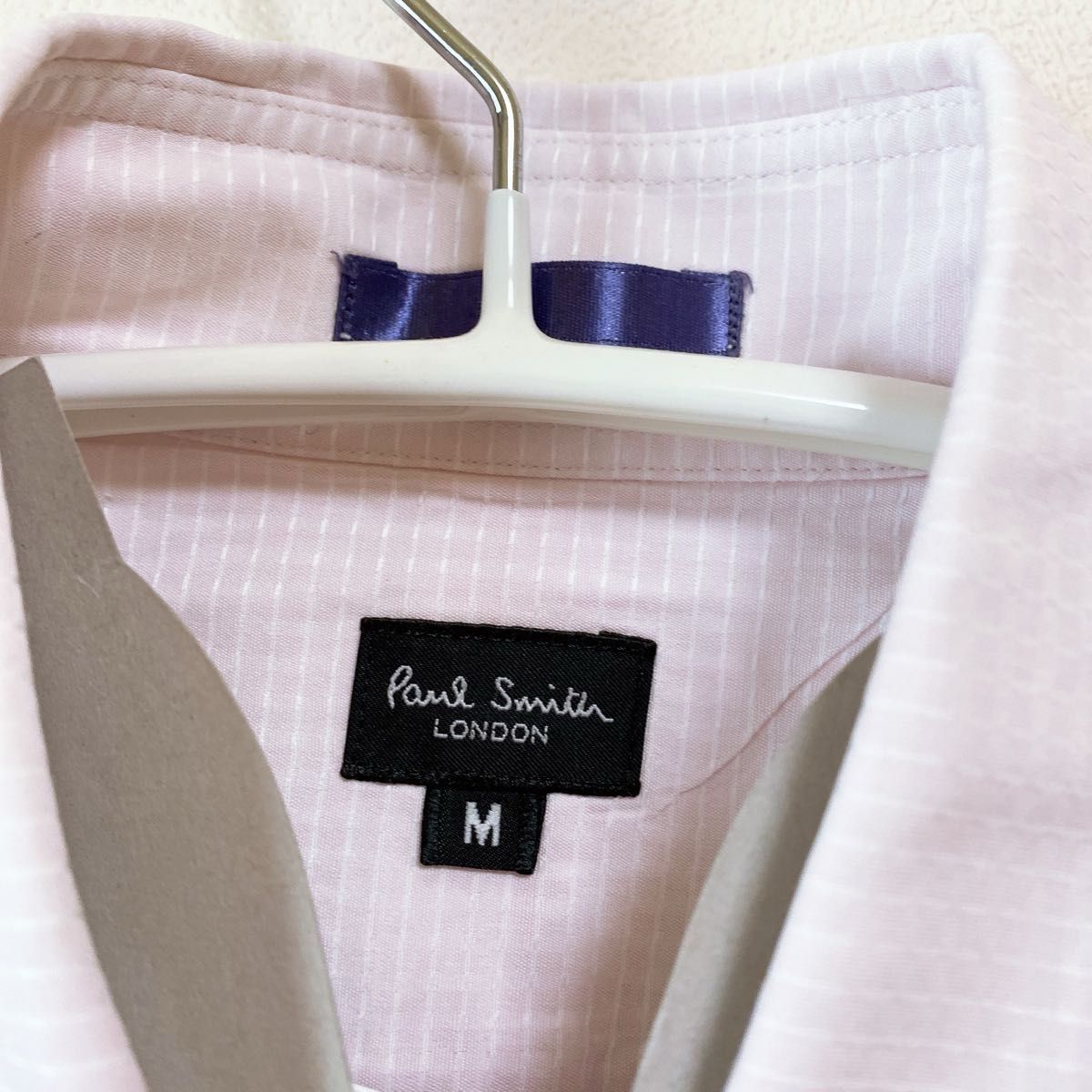 Paul Smith ポールスミス 薄いピンク　長袖 シャツ　ワイシャツ Mサイズ