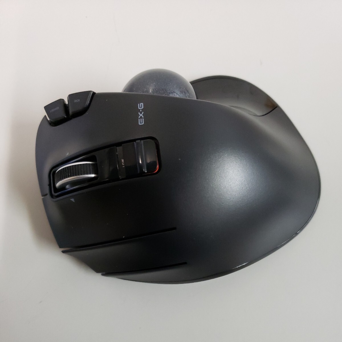 603y0818* Elecom мышь беспроводной ( ресивер приложен ) шаровой манипулятор левый рука для 6 кнопка черный M-XT4DRBK