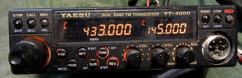 AESU Yaesu FT-4600 144MHz/433MHz двойной частота Mobil машина. дисплей единица 